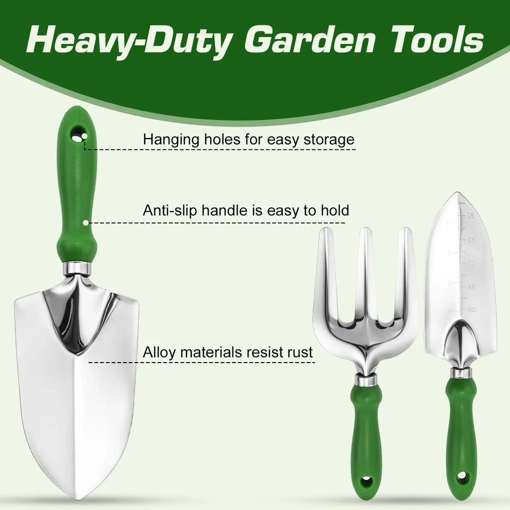 Gardening Tools Set Including Garden Shear  Claw Gardening Gloves Cultivator Transplant Trowel Soil Scoop Outdoor Planting Tools