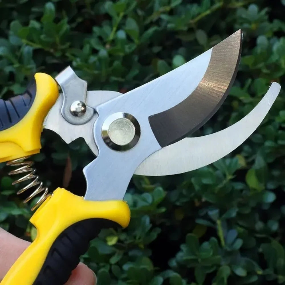 Gardening Shears Ergonomic Handle with Sharp Blades Durable Garden Pruning Shears For Harvesting Flower Fruit Labor Saving Tool