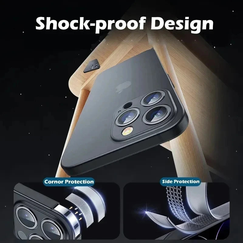 For iphone 15 Pro Case iphone 11 12 13 mini 14 15 16 Pro Max 16 Plus Cover Ultra Thin PP Case iphone 15Pro Case