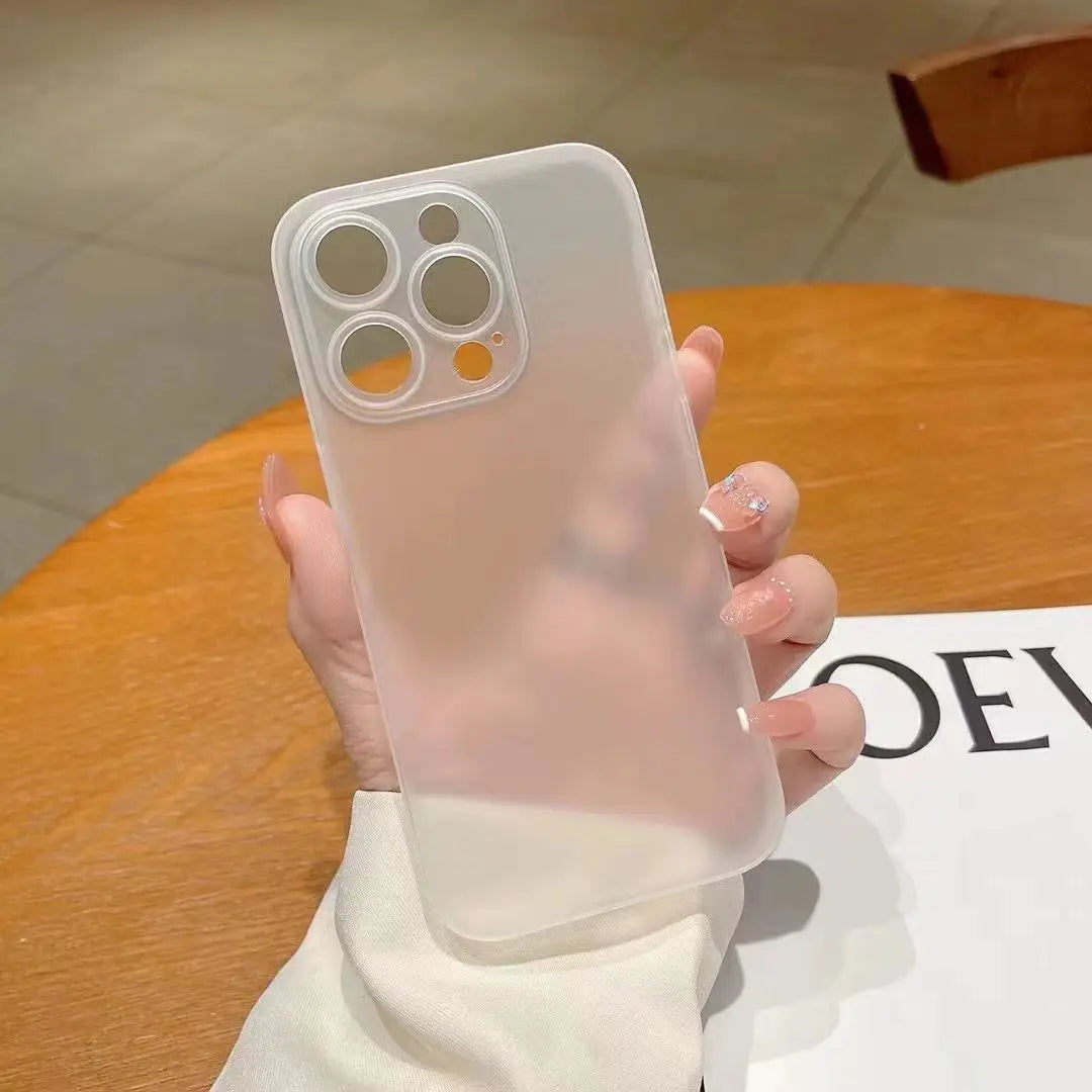 For iphone 15 Pro Case iphone 11 12 13 mini 14 15 16 Pro Max 16 Plus Cover Ultra Thin PP Case iphone 15Pro Case